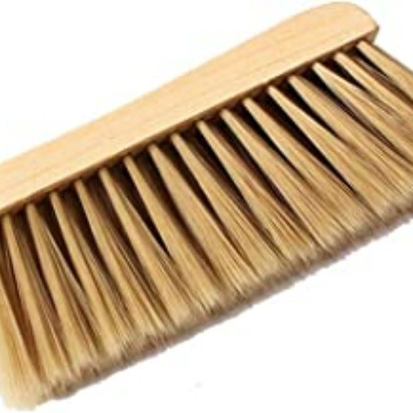 NEW DUSTING BRUSH SOFT NATURAL BRISTLES WOOD HANDLE - Picture 2 of 5